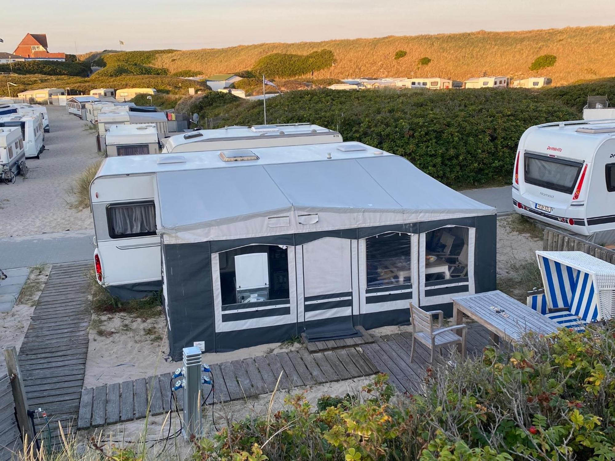 Wohnwagenvermietung Hoernum / Sylt Екстериор снимка
